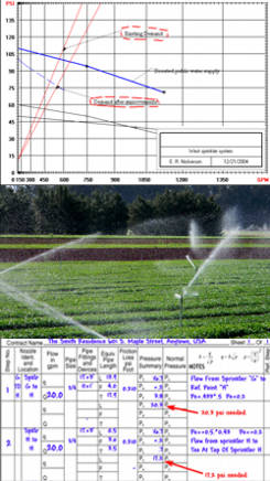 calculo de irrigacion por llovizna