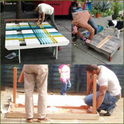 construccion de mesas para jardin