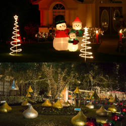 ornamentacion de un parque para navidad