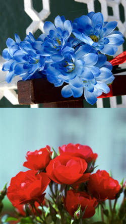 flores artificiales