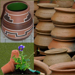 jardineras de arcilla
