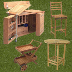 muebles para bar en jardin