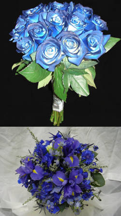 Ramos de flores azules: para diferentes eventos
