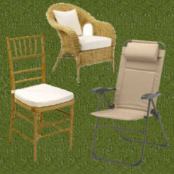 sillas de jardin acolchadas